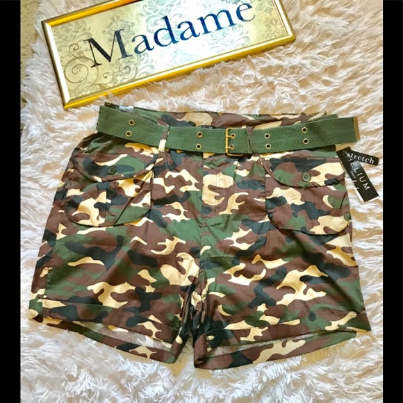 Helium London Pants - 🔥Plus Size CAMOUFLAGE SHORTS 💚NWT🏷 Size 3x